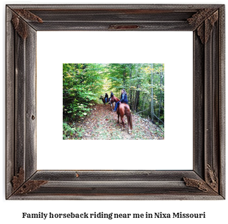 family horseback riding near me in Nixa, Missouri